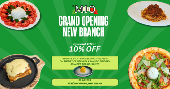 IL MIO Grand Opening of the 3rd Branch at 111 Hung Vuong – Special Offers Await!